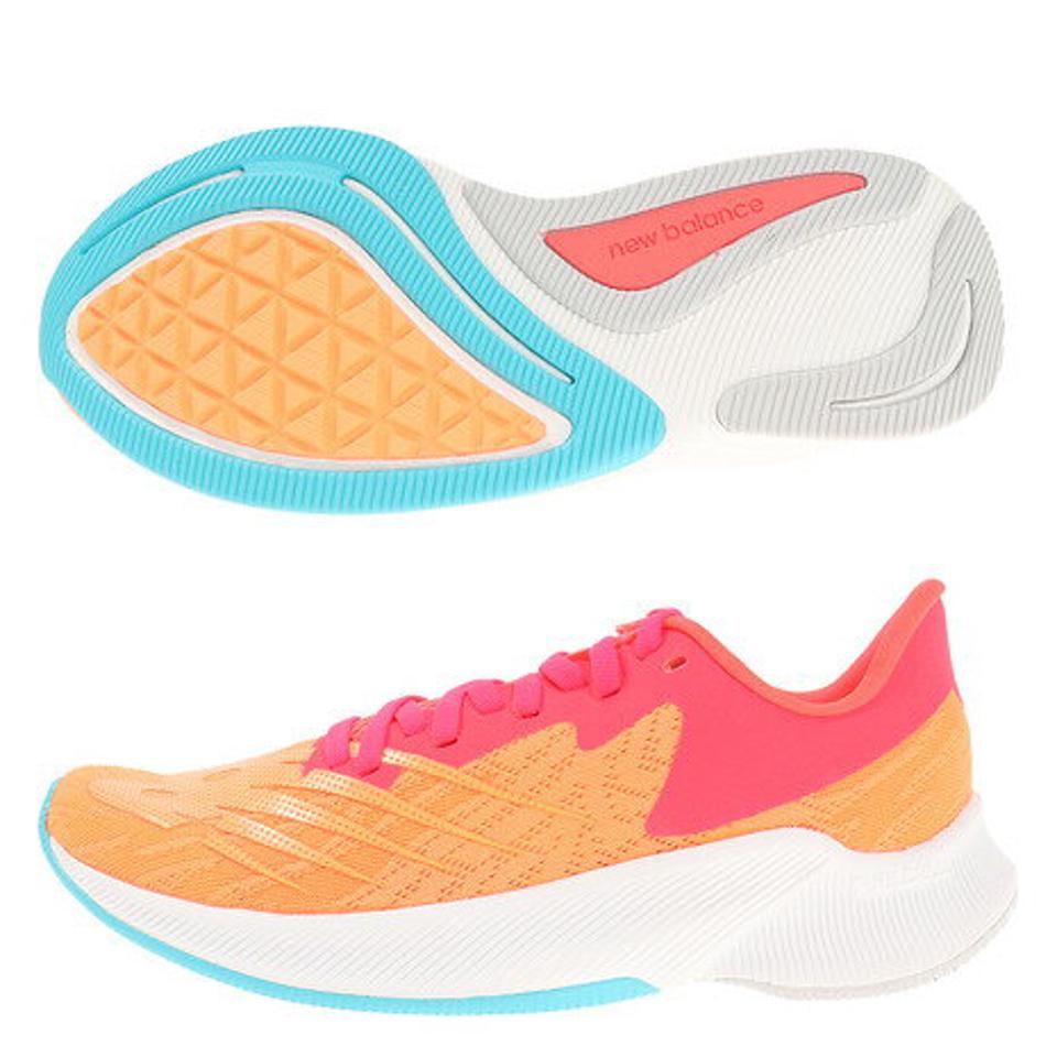 【7/17 9:59までエントリーでP5倍！】ニューバランス（new balance）（レディース）ランニングシューズ フューセル プリズム W FuelCell PRIZM W オレンジ WFCPZCCB スニーカー