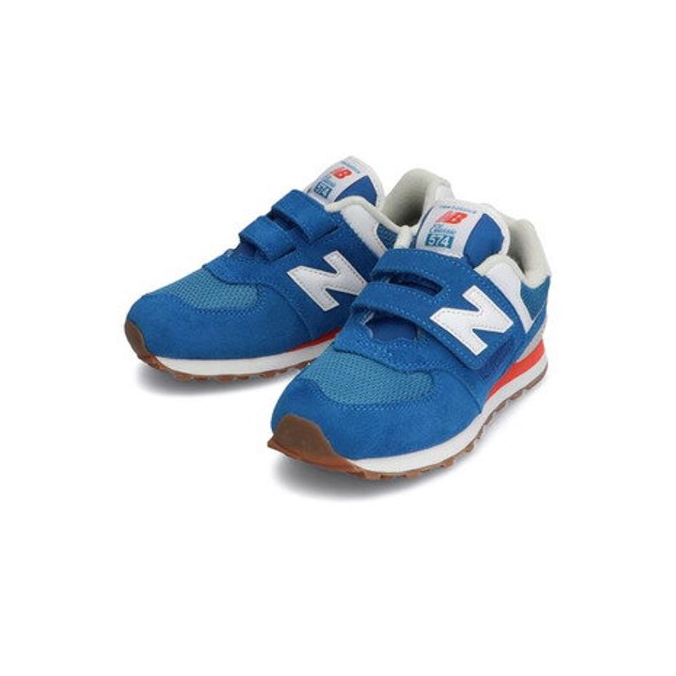 ニューバランス（new balance） ジュニアスニーカー 青 ブルー PV574HC2W スポーツシューズ 靴 シューズ （キッズ）
