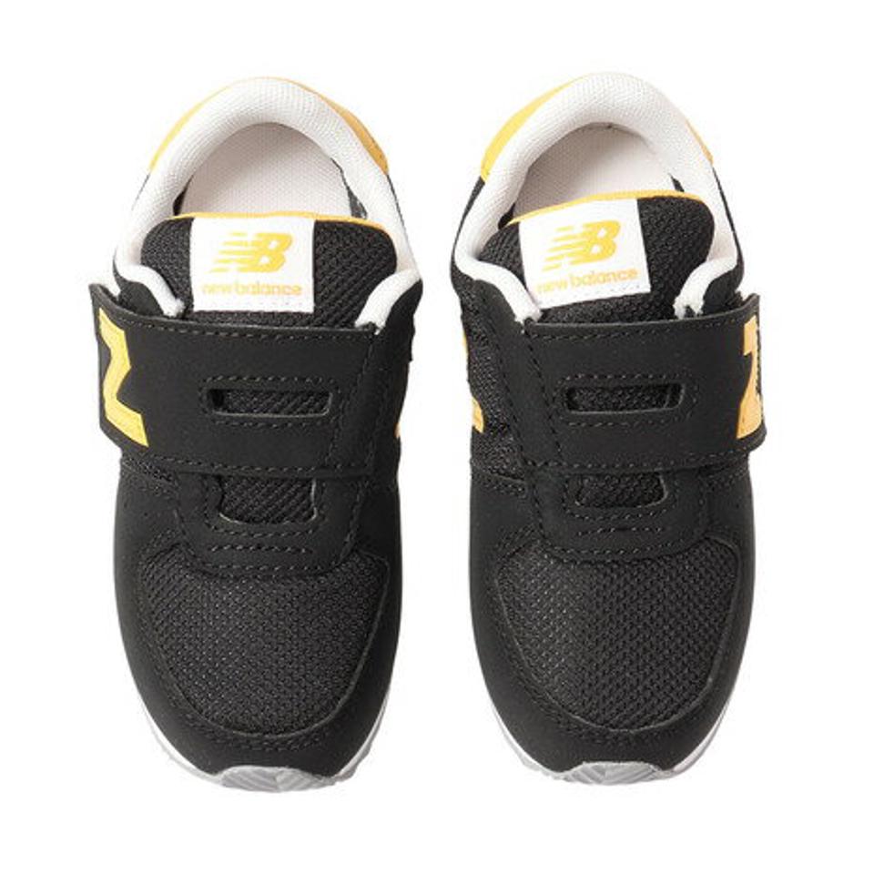 ニューバランス（new balance） IV220 黒 ブラック イエロー IV220CB2W 12.0 13.0 13.5 14.5 15.0 15.5 16.0 16.5 ベビー ジュニアスニーカー （キッズ）