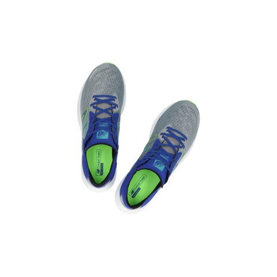 ニューバランス（new balance）（メンズ）ランニングシューズ グレー ブルー MPESULH1D ジョギングシューズ メンズ 靴 シューズ マラソン 陸上