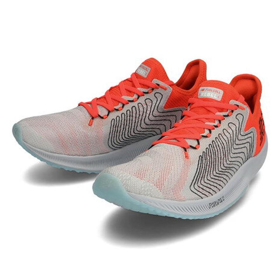 ニューバランス（new balance） ランニングシューズ グレー FuelCell REBEL M MFCXSC D ジョギングシューズ マラソン 陸上 メンズ 靴 シューズ （メンズ）