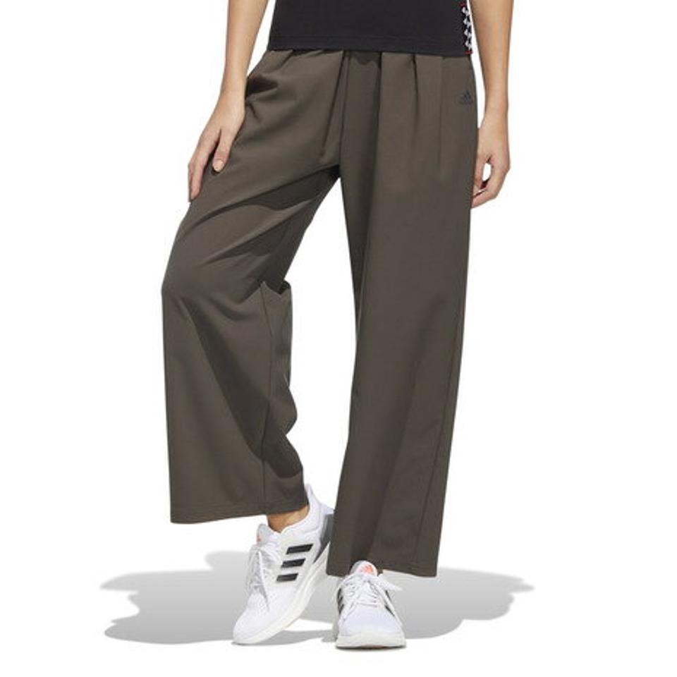 アディダス(adidas) ルーズフィット フルワイドレッグ ウーブンパンツ DJ105-HC2515 (レディース)