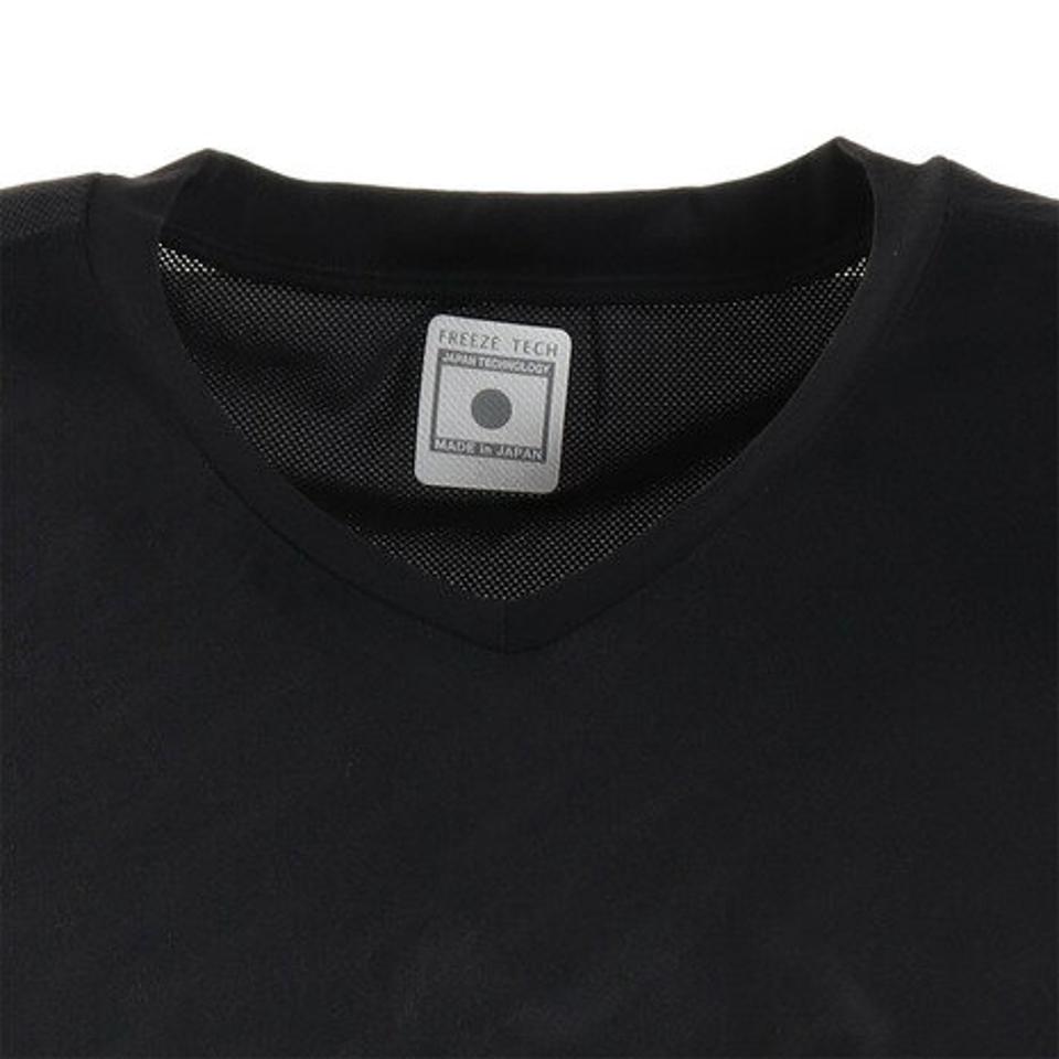 フリーズテック(FREEZE TECH)(メンズ)メンズ 氷撃 接触冷感 冷却インナーシャツ ノースリーブ Vネック コンプレッション 熱中症対策