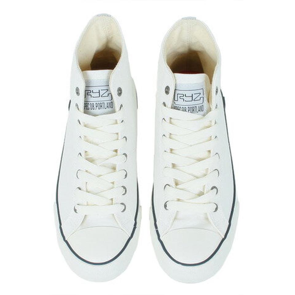 ライズ（RYZ） スニーカー PDX Hi CV 801R7MF0367 WHT スポーツシューズ ホワイト 白 通学 学生 （メンズ）