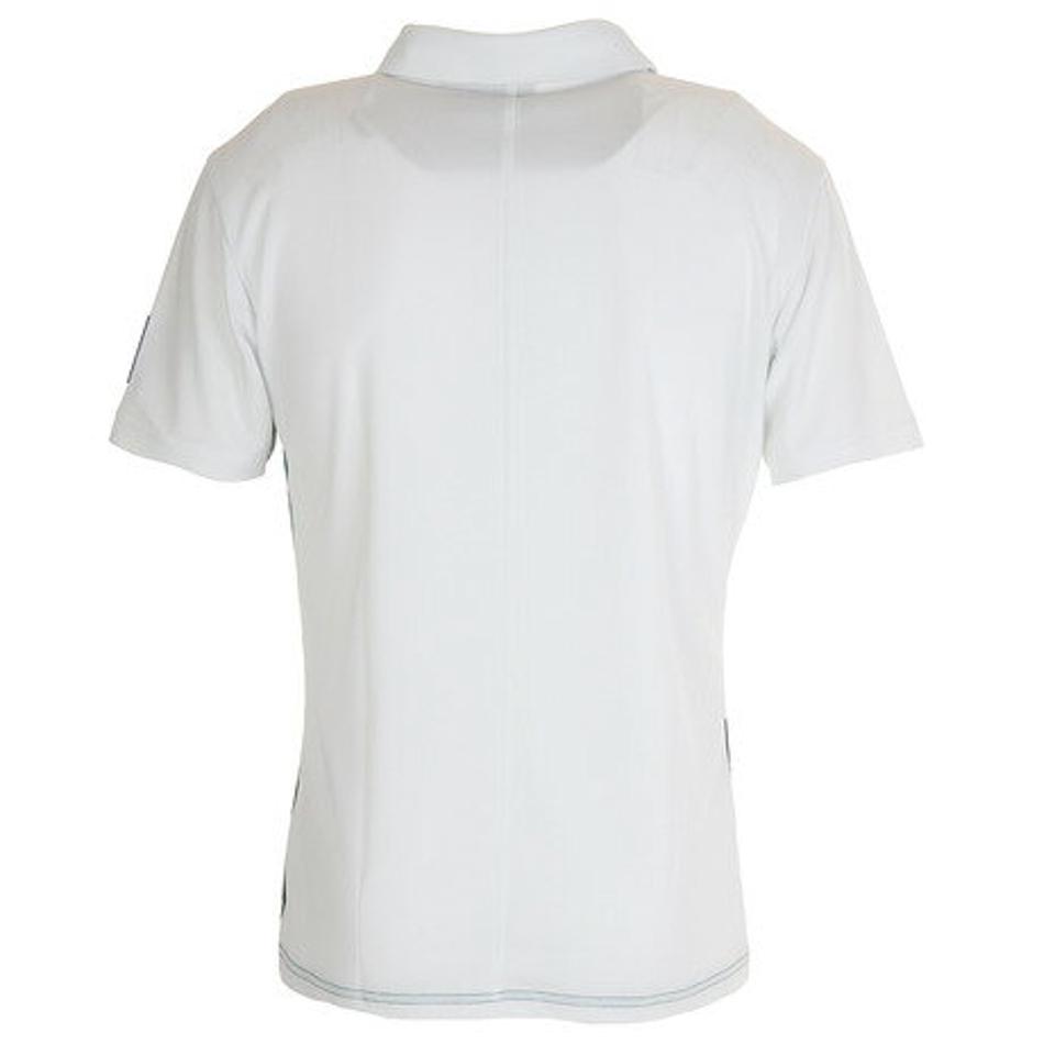 デサントゴルフ(DESCENTEGOLF)(メンズ)ゴルフ ポロシャツ メンズ クイックドライライジングプリントカノコシャツ