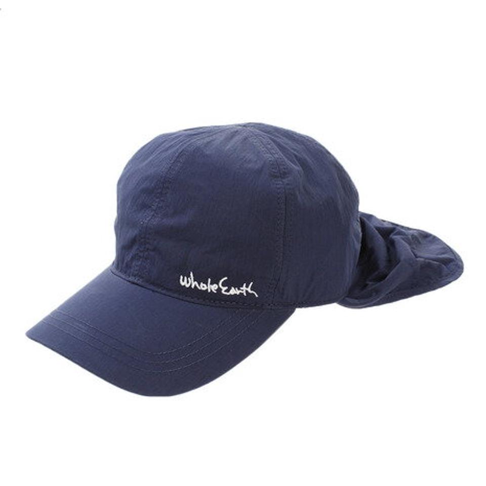 ホールアース（Whole Earth） 帽子 6PANEL サンシェードキャップ WE21FA02NVY （メンズ、レディース）