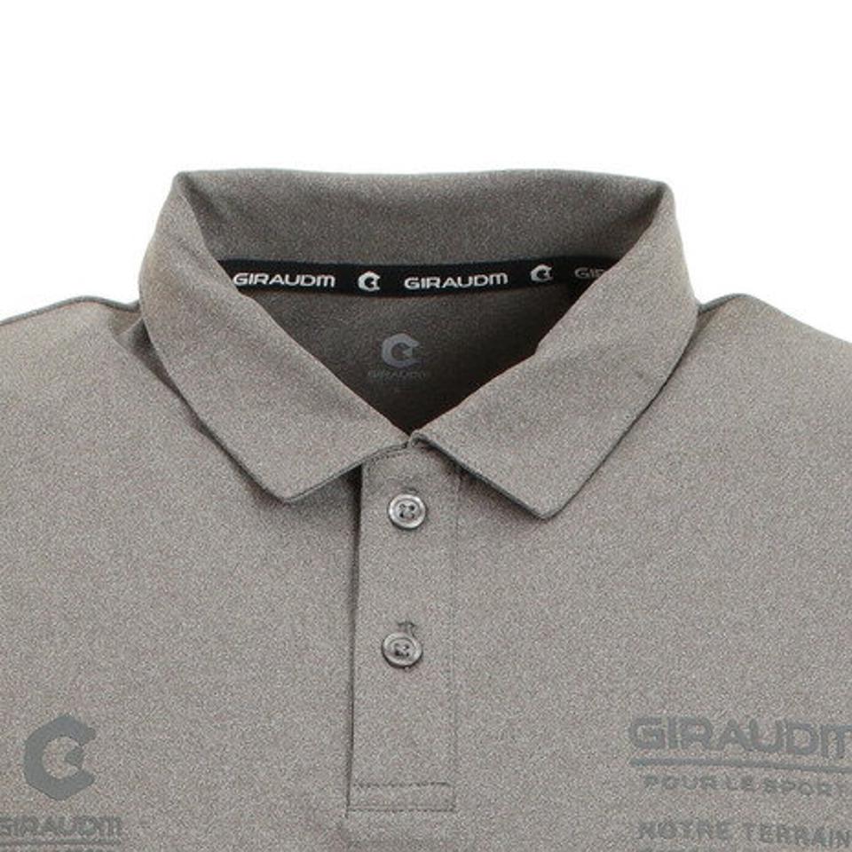 ジローム(GIRAUDM) ドライプラス カチオンポロシャツ 863GM1HD6842 CGRY (メンズ)