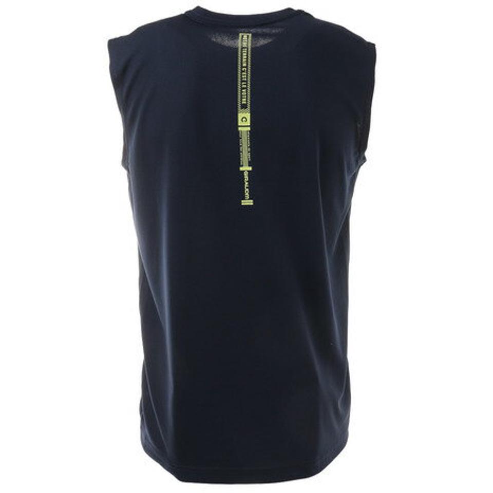 ジローム(GIRAUDM) ドライ 吸汗速乾 UVカット ノースリーブシャツ 863GM1CD6711 NVY (メンズ)