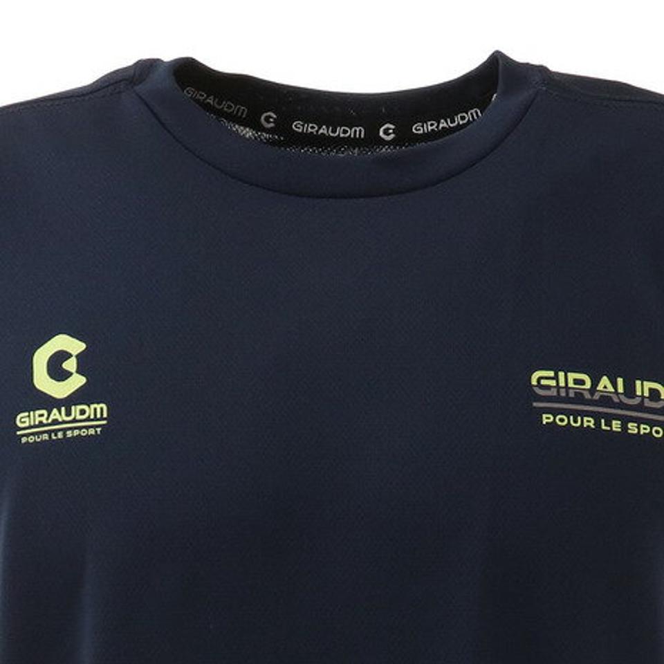 ジローム(GIRAUDM) ドライ 吸汗速乾 UVカット ノースリーブシャツ 863GM1CD6711 NVY (メンズ)
