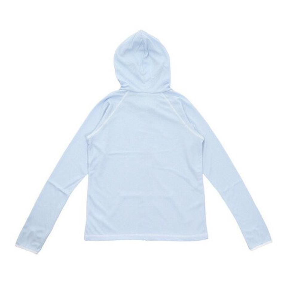 【5点以上で10%OFFクーポン!8/11まで】フィラ(FILA) ジュニア ガールズラッシュガード ジップ パーカー 長袖 120872SAX サックス UVカット 日焼け防止 (キッズ)