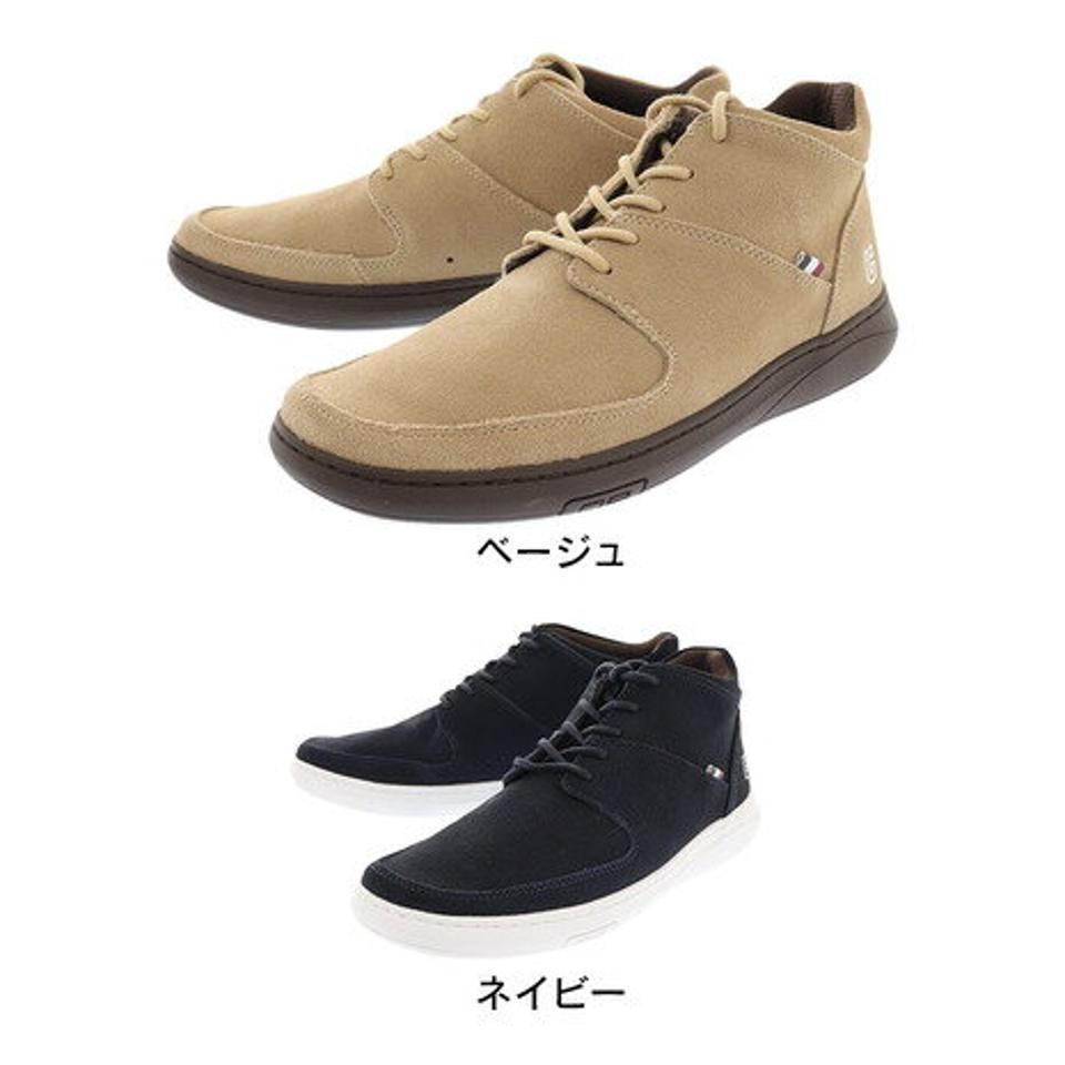 コンカラー（conqueror） ハイカット メンズ シューズ ベージュ ネイビー カタリナ トープ CATALINA TAUPE （メンズ）