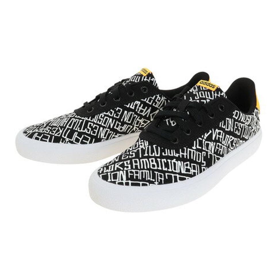 アディダス（adidas）（メンズ） バルク レイド VULC RAID3R M ブラック ホワイト スニーカー GW8752 GY5497 GY5495 スポーツシューズ キャンバス 通勤 通学