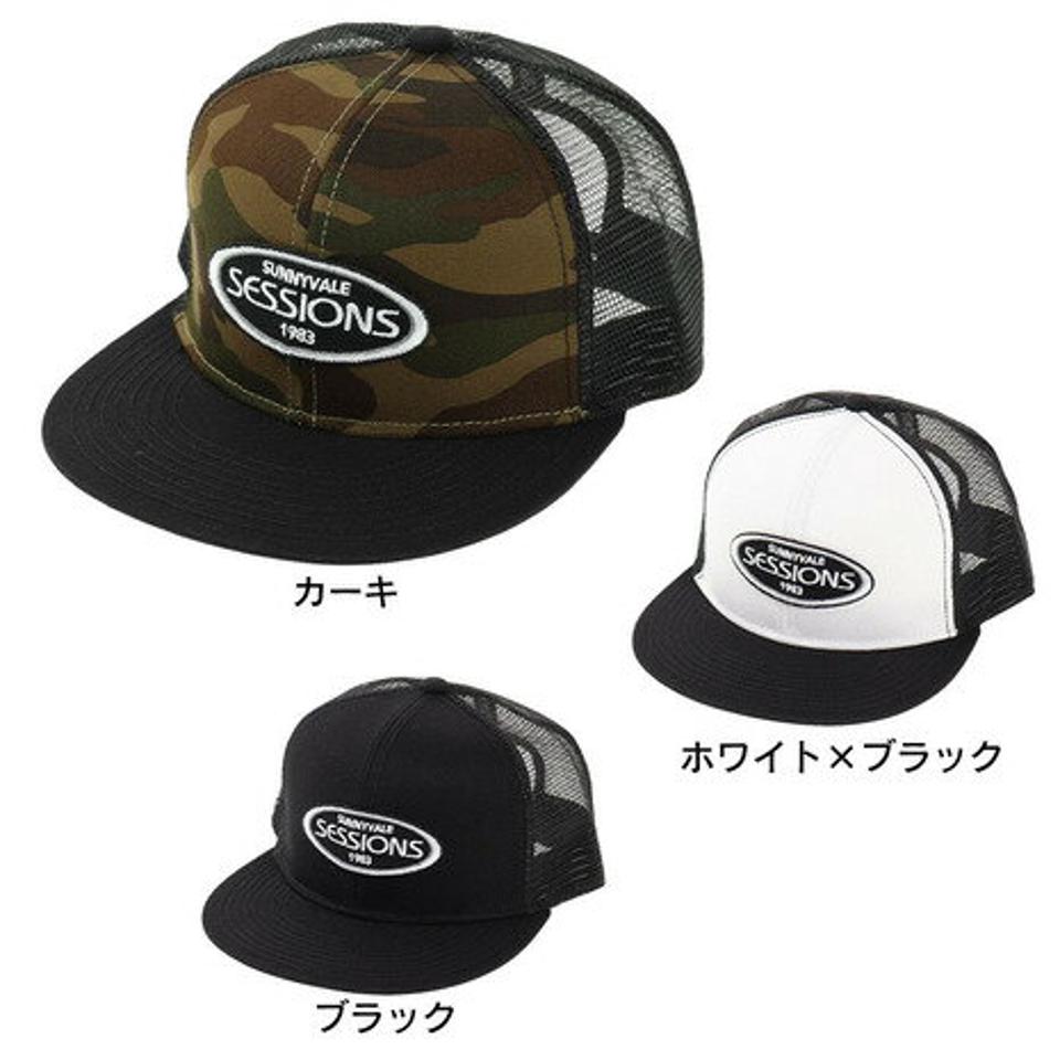 【4/10限定！エントリーで最大100％ポイントバック】セッションズ（SESSIONS）（メンズ） ワッペンBBメッシュキャップ 218217