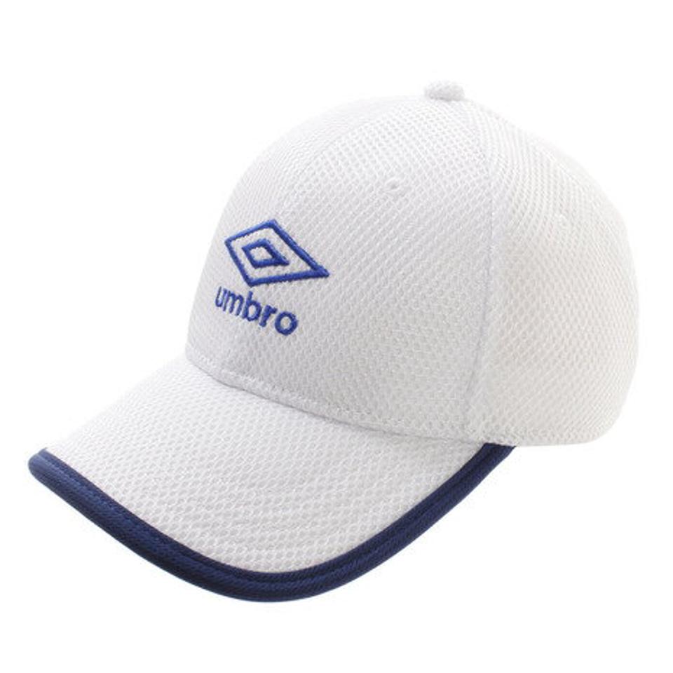 アンブロ（UMBRO） ジュニア 撥水メッシュキャップ UUDNJC01 WT （キッズ）