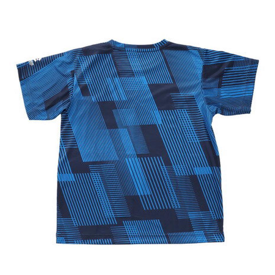 ジローム（GIRAUDM）（キッズ）ドライ 吸汗速乾 UVカット ジュニア Tスーツ 865GM1CD6722 BLU Tシャツ&ハーフパンツセット