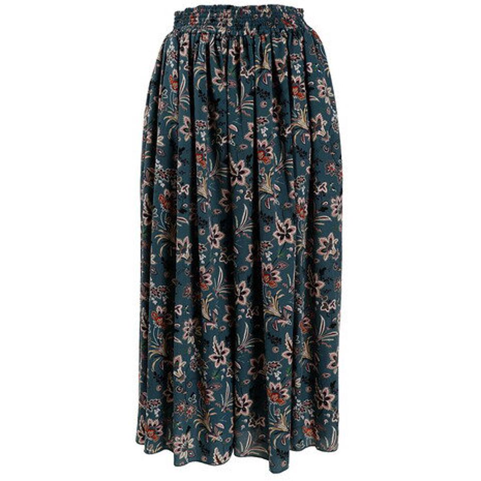 クローバーリーフ（LOVERS' LANE 45） 花柄ガウチョパンツ 01801207-BLU （レディース）