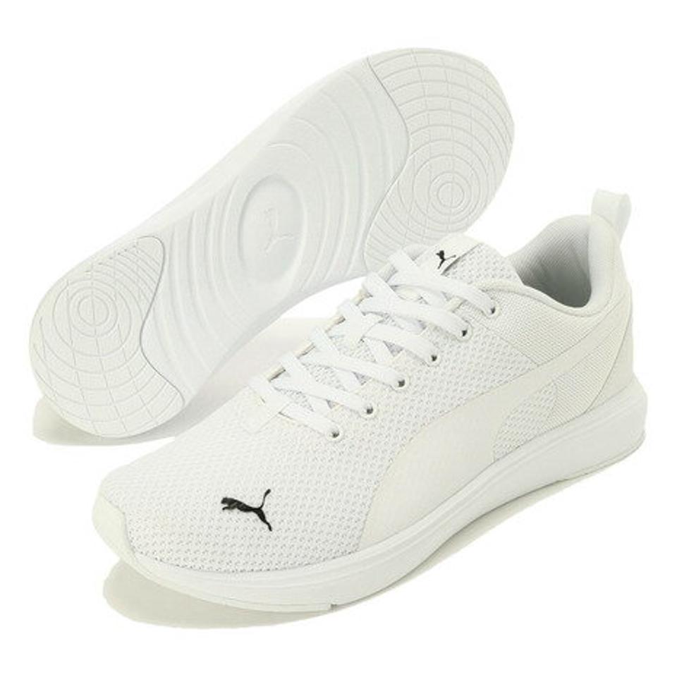 【20%OFFクーポン対象！1/9まで】プーマ（PUMA）（メンズ、レディース）ソフトライド クルーズ NU 白 ホワイト 37766204 スポーツシューズ SOFTRIDE スニーカー メンズ レディース 靴 シューズ
