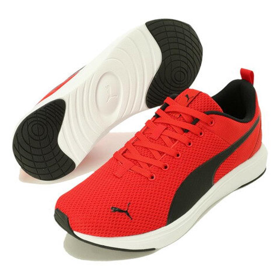 プーマ（PUMA）（メンズ、レディース）ソフトライド クルーズ NU 赤 レッド 37766202 スポーツシューズ SOFTRIDE スニーカー メンズ レディース 靴 シューズ