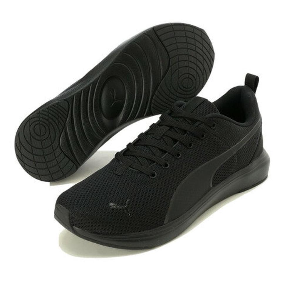 プーマ（PUMA）（メンズ、レディース）ソフトライド クルーズ NU 37766201 黒 ブラック スポーツシューズ SOFTRIDE メンズ レディース シューズ スニーカー