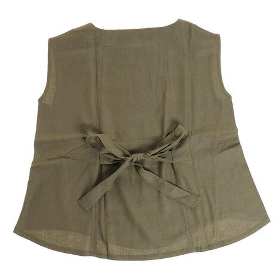 クローバーリーフ（LOVERS' LANE 45） シャツ レディース ノースリーブ ロングパンツ セットアップ 2点セット 01800615-GRY グレー （レディース）