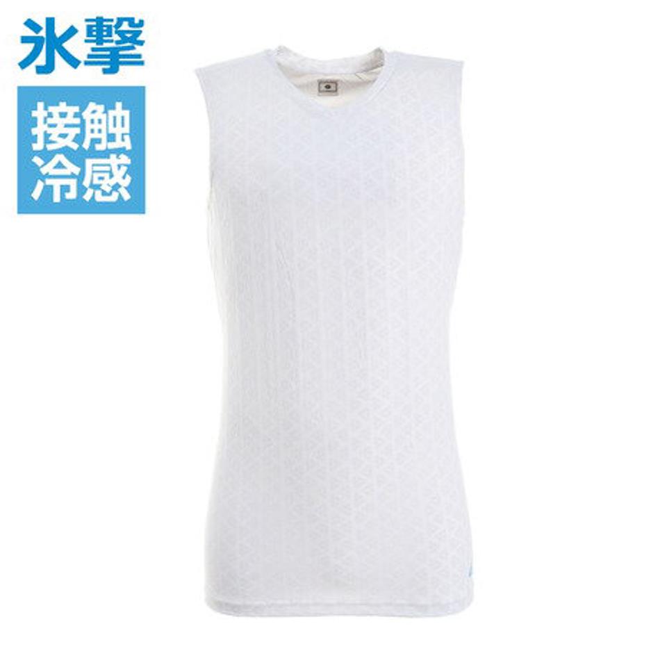 フリーズテック(FREEZE TECH) サッカー ウェア 氷撃 接触冷感 冷却インナーシャツ ノースリーブ Vネック コンプレッション 猛暑対策 熱中症対策 (メンズ)