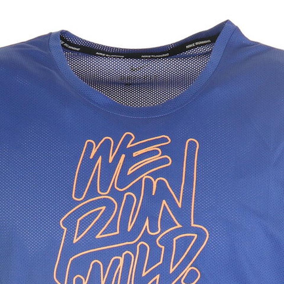 ナイキ(NIKE) ランニング DRI-FIT BRTHE ラン ウィンドランナー ショートスリーブシャツ 半袖 CU6010-430 (メンズ)