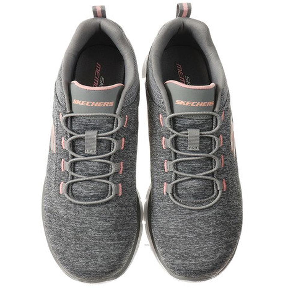 スケッチャーズ（SKECHERS） エンライヴン クリア ウィナー グレー 88888132-GYCL カジュアルシューズ スニーカー スリッポン ウォーキング （レディース）