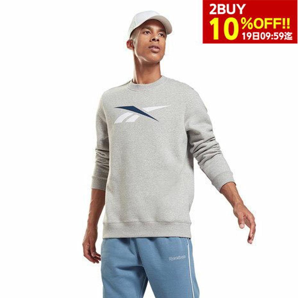 【5点以上で10％OFFクーポン！8/11まで】リーボック（REEBOK） トレーニング エッセンシャルズ ベクター クルー スウェットシャツ SV658-H62069 （メンズ）