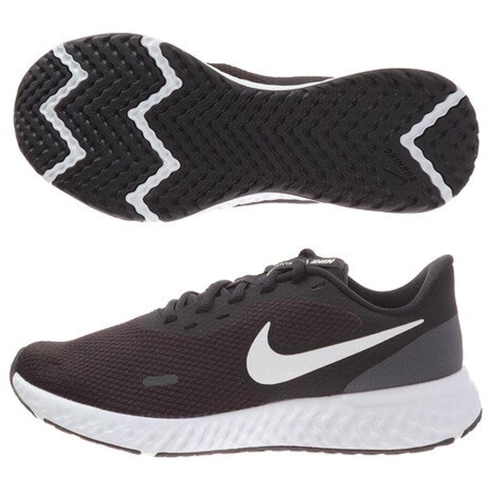 【ランニング対象品購入&エントリーでP10倍！7/19〜26】ナイキ（NIKE） スニーカー レディース レボリューション 5 ワイド BQ6715-002 ランニングシューズ ジョギングシューズ マラソン （レディース）