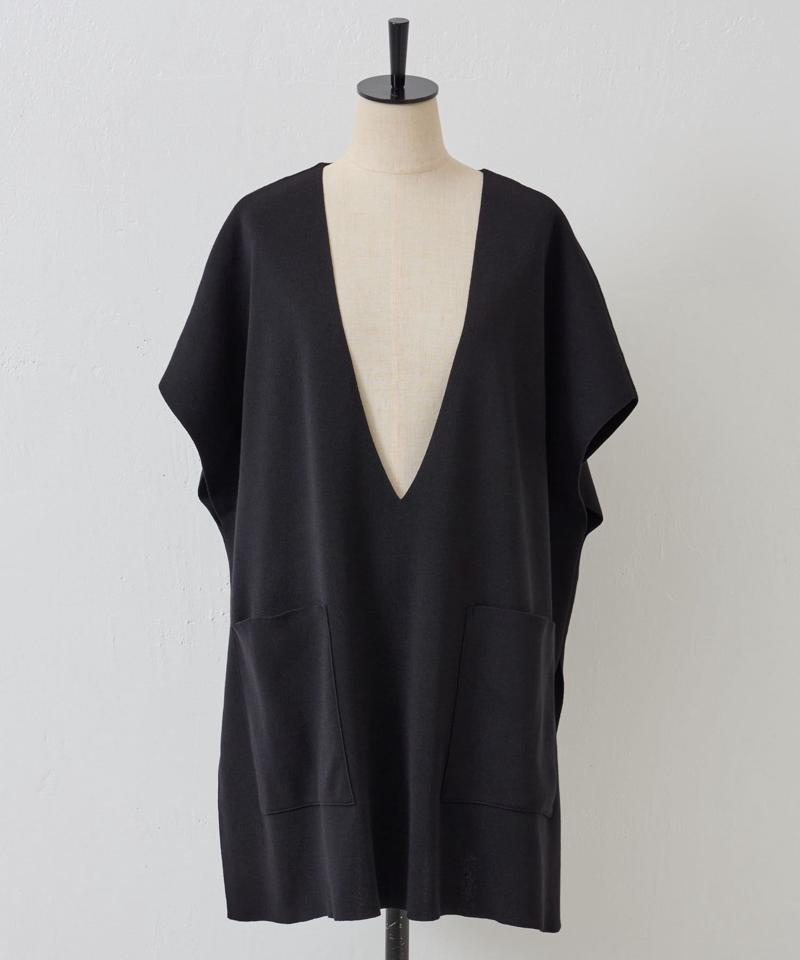 Vネックニットベスト