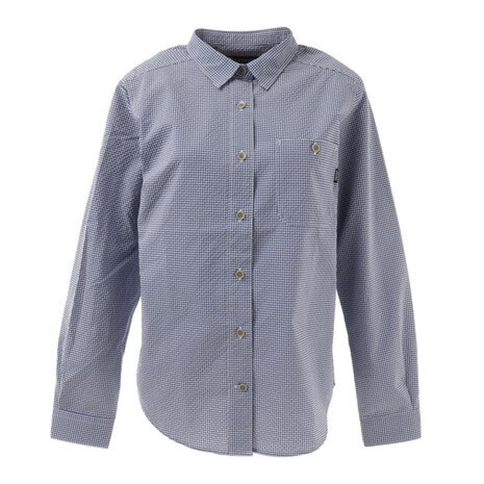 【5点以上で10%OFFクーポン!8/7まで】マーモット(Marmot) 長袖シャツ ギンガムチェックシャツ TOWRJB76XB NV (レディース)