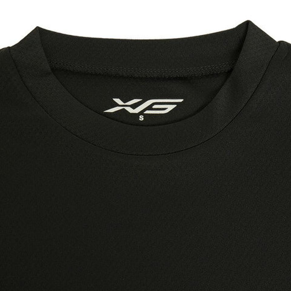 エックスティーエス(XTS) 野球 アンダーシャツ シャインブロック 長袖 インナー シャツ 723G6CD3918 黒 (メンズ)