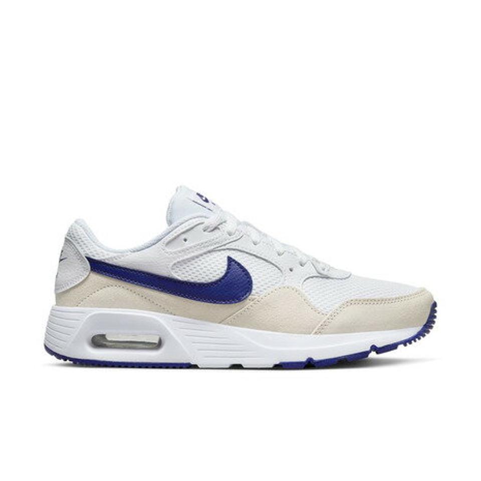 ナイキ（NIKE）（レディース）エア マックス AIR MAX SC ホワイト ロイヤル ブルー CW4554-110 スニーカー スポーツシューズ カジュアル 靴 厚底 通勤 通学