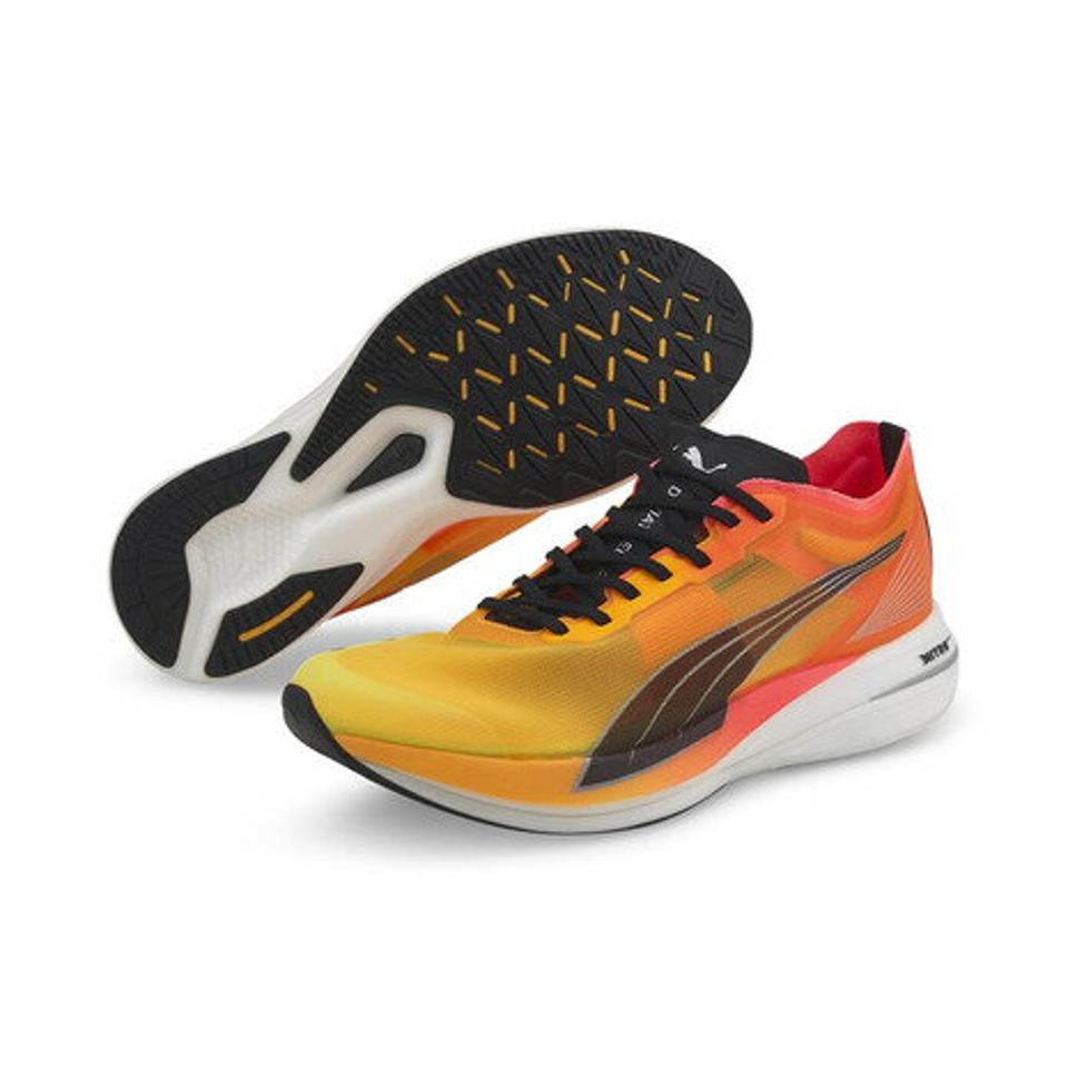プーマ（PUMA） ランニングシューズ トレーニングシューズ 部活 ディヴィエイト ニトロ エリート ファイアーグロー 37760201 （メンズ）