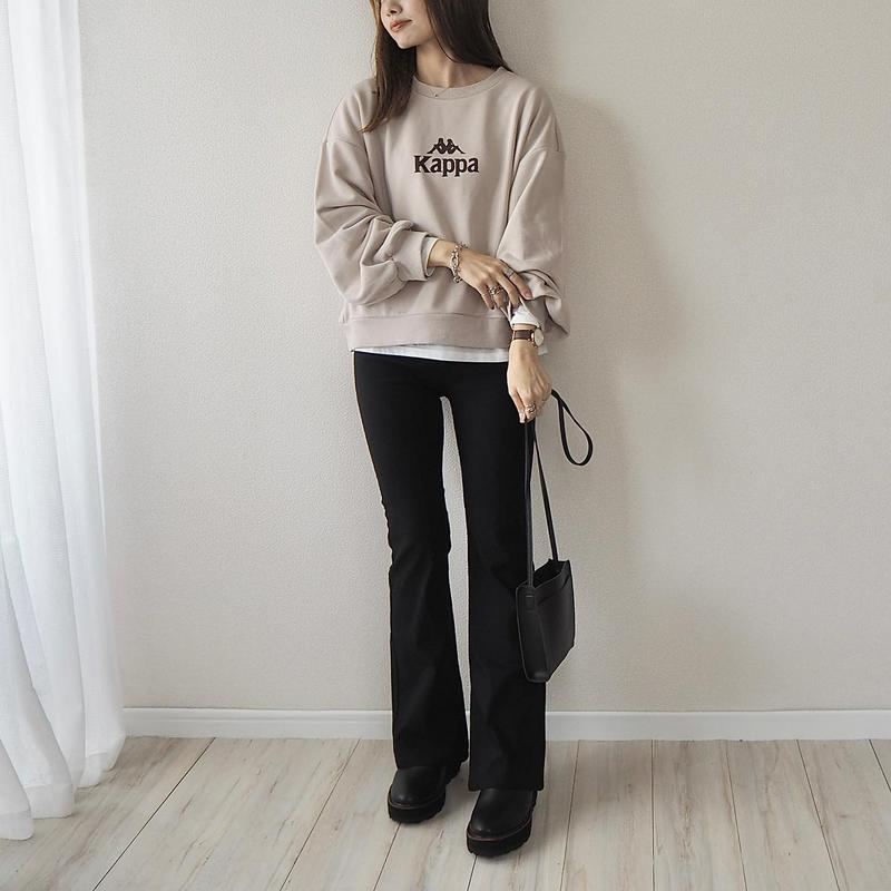 Natsumiwear Gu ジーユー の スウェットプルオーバー 長袖 Kappa X をあわせたコーディネート Parte Natsumiwear Gu ジーユー の スウェットプルオーバー 長袖 Kappa X をあわせたコーディネート Parte