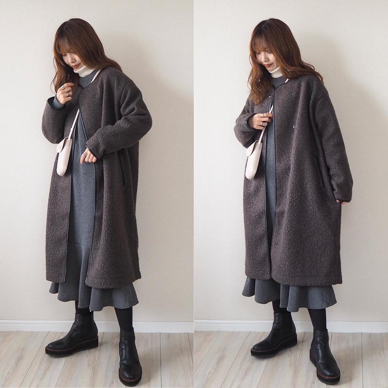 Natsumiwear Fifth フィフス の 裏起毛ソフトスウェットマーメイドワンピース をあわせたコーディネート Parte