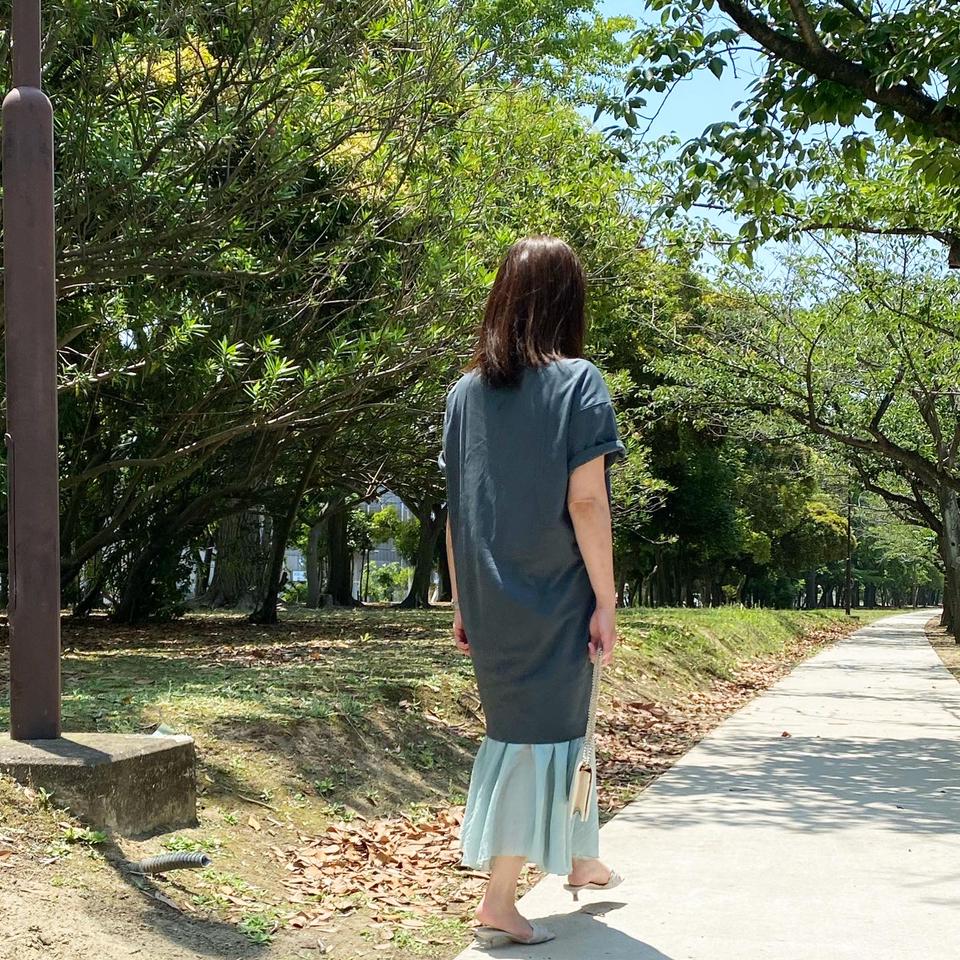 Yo Ko Uniqlo ユニクロ の Girls クルーネックtワンピース 半袖 をあわせたコーディネート Parte