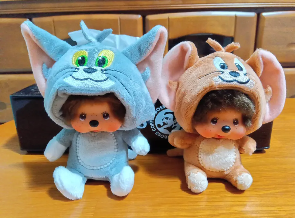 モンチッチ キーチェーン トムとジェリー 243051 Monchhichi TOM and