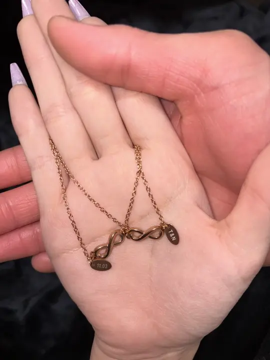 ペア ピュア・インフィニティ 華奢ブレスレット/アンクレット