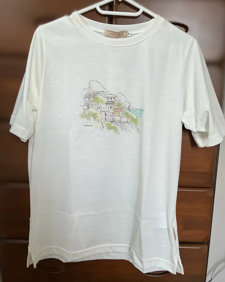 レディース 水彩調 プリント Tシャツ【吸汗速乾】通販 [0302-63222
